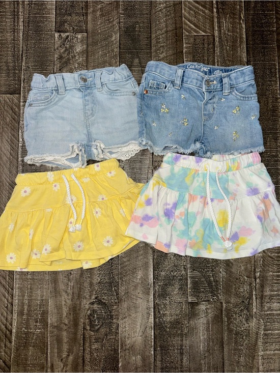 Cat & Jack Other - Cat & Jack Light Blue Denim Shorts and Skirt Set - Kids Bundle!